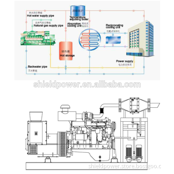 Natural Gas Biogas Generator 80KW CHP Generator Set Wholesaler